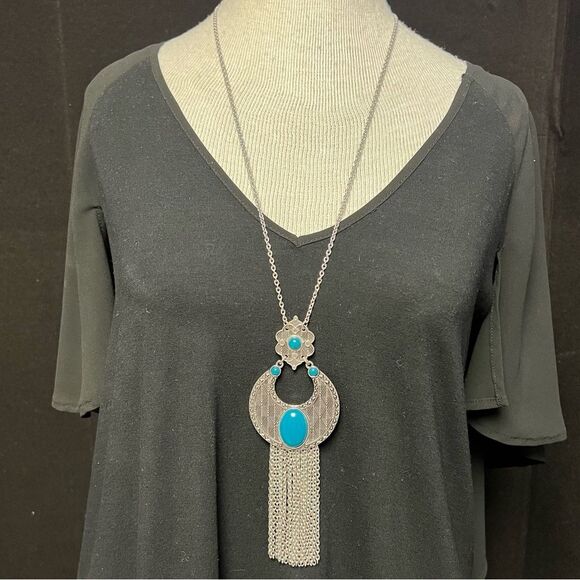 lia sophia MOONLIGHT TRAIL retired Necklace NWT🏷 30-33” adjustable length - Picture 5 of 11